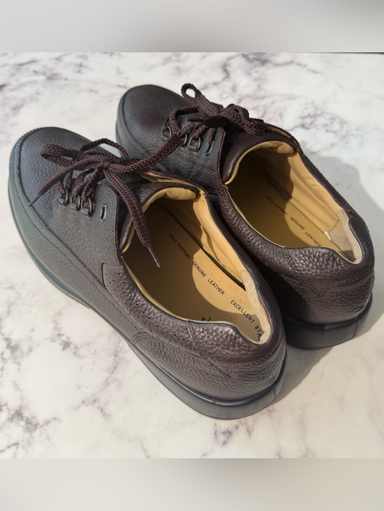Areni One Explorer Mens Orthopedic Comfort Arch Support Leather Shoes -13W Brown